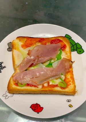 ピザ風トースト-レシピのメイン写真