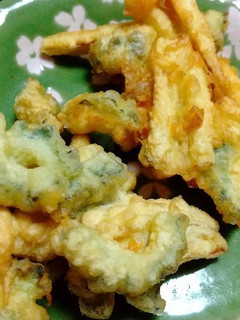 ゴーヤとサツマイモのかき揚げ-レシピのメイン写真