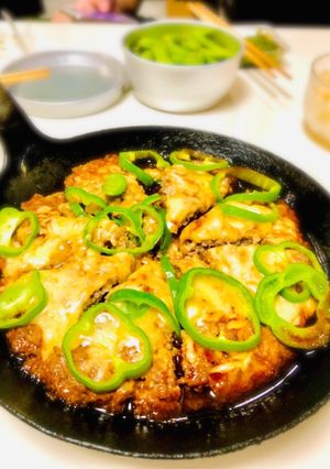 めっちゃ手抜きなスコップハンバーグ-レシピのメイン写真
