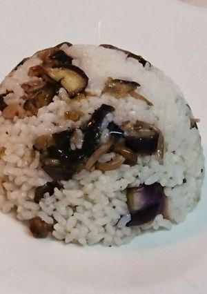 茄子としめじの和えご飯-レシピのメイン写真