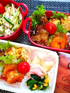 息子と娘のお弁当'20.8.20-レシピのメイン写真