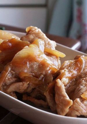 豚肉と玉ねぎの生姜味噌焼き-レシピのメイン写真