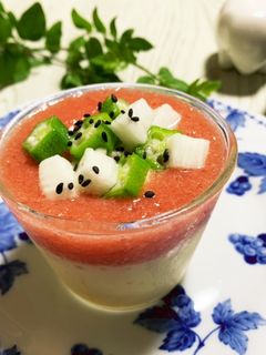 夏のトロトロ茶碗蒸し-レシピのメイン写真