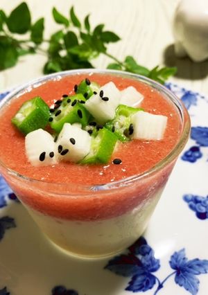 夏のトロトロ茶碗蒸し-レシピのメイン写真