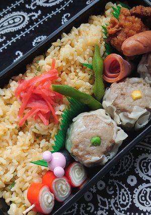 2020/8/20 BIG焼売弁当-レシピのメイン写真