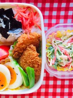 豆苗とカニカマのワサビマヨ-レシピのメイン写真