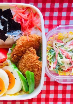 豆苗とカニカマのワサビマヨ-レシピのメイン写真