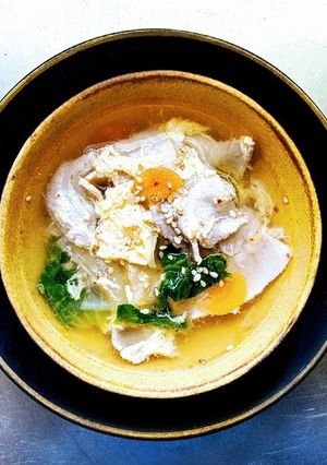 ハスノ実さんの豚バラ大根とキムチのスープ-レシピのメイン写真