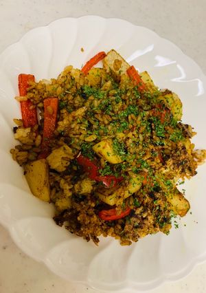 ホクホクじゃがいものカレー炒飯-レシピのメイン写真