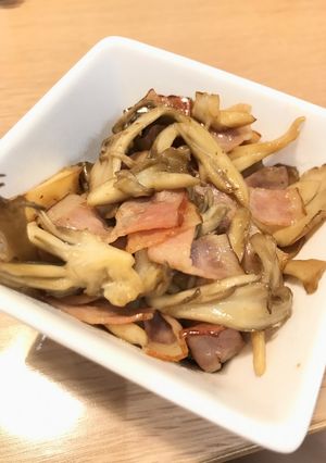 簡単まいたけベーコン-レシピのメイン写真