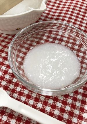炊飯器で一緒に炊く!10倍がゆ☆離乳食-レシピのメイン写真