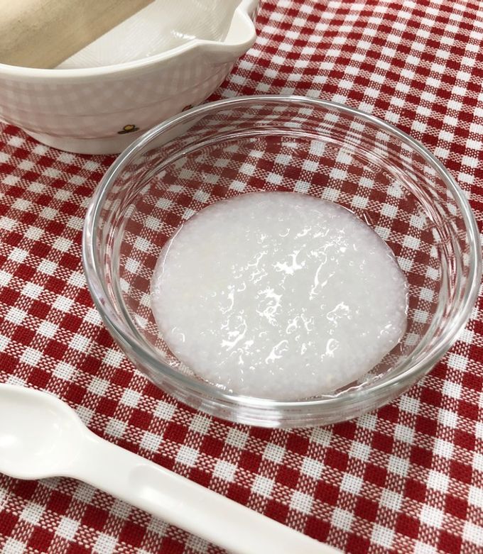 炊飯器で一緒に炊く！10倍がゆ☆離乳食 by 日田市（大分県