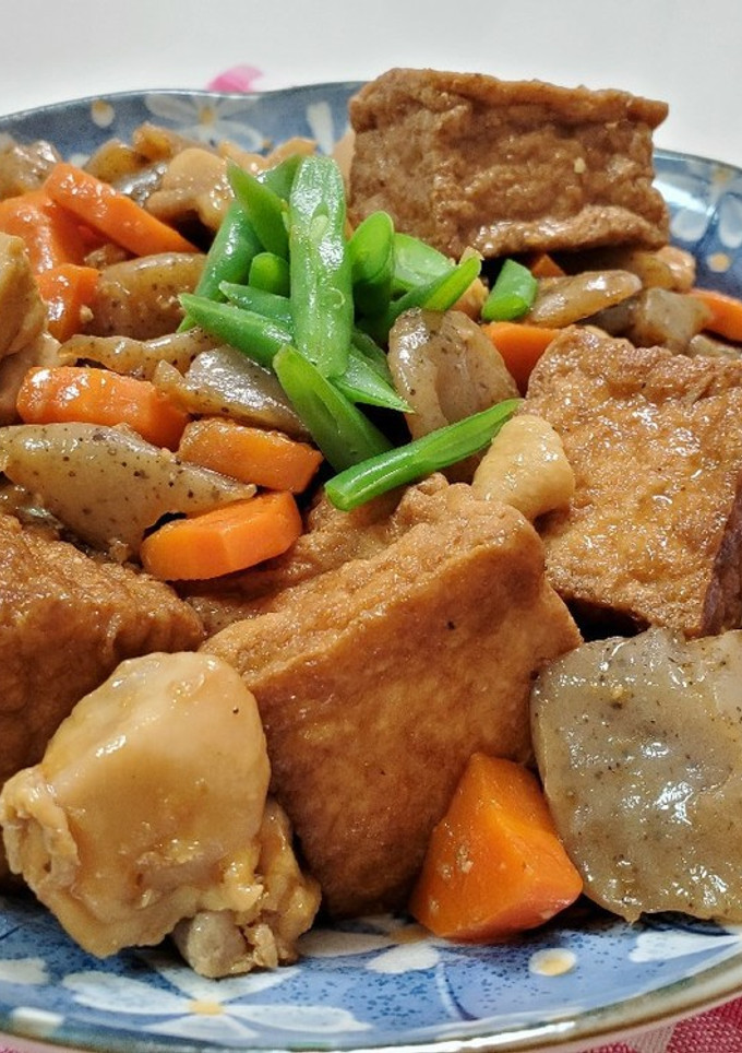 鶏もも肉と厚揚げのこってり煮-レシピのメイン写真