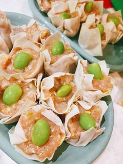 簡単しゅうまい 枝豆のせ-レシピのメイン写真