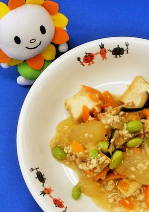 冬瓜のとりひき肉あんかけ★尾張旭市 -レシピのメイン写真