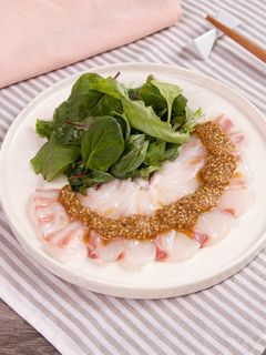 真鯛のカルパッチョ 香ばしごまたれ-レシピのメイン写真