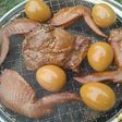 猪肉と鶏手羽肉の燻製