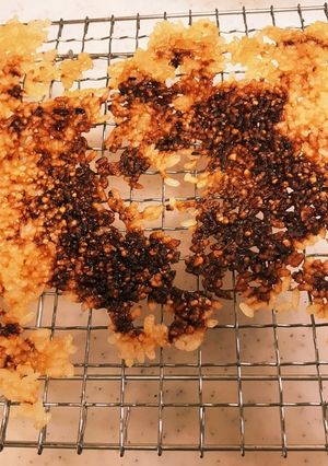 残りごはん捨てないで　味噌せんべい⑥-レシピのメイン写真