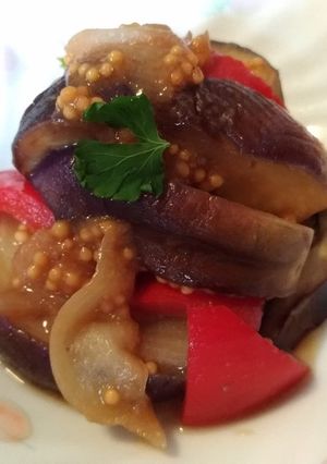 茄子のゴールデンマスタード味噌煮-レシピのメイン写真