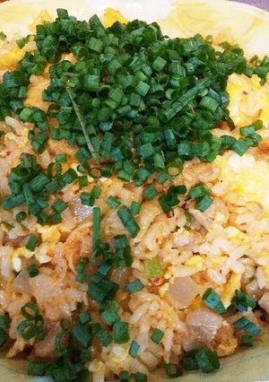 豚キムチ炒飯-レシピのメイン写真