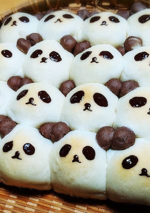 パンダちぎりパン-レシピのメイン写真