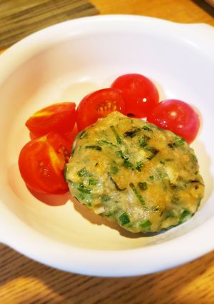 幼児食やおつまみに！ネギとニラ入りつくね-レシピのメイン写真