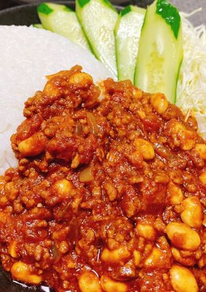 簡単！玉ねぎ切るだけ♡トマトキーマカレー-レシピのメイン写真