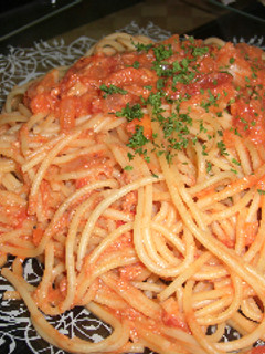 小エビのシーチキントマトパスタ-レシピのメイン写真