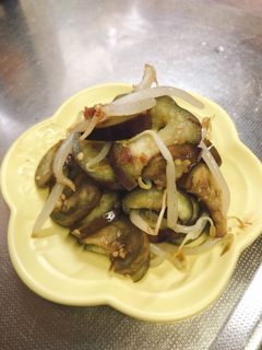 ナスともやしのからしポン酢和え-レシピのメイン写真