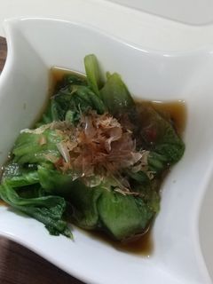 電子レンジで簡単サニーレタスのお浸し-レシピのメイン写真
