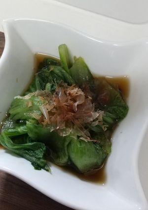 電子レンジで簡単サニーレタスのお浸し-レシピのメイン写真
