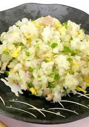 低たん白玉ねぎとピーマンの炒飯（腎臓病）-レシピのメイン写真