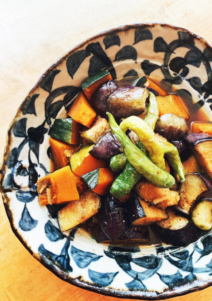 冷やしても美味しい☆南瓜と茄子の甘辛煮-レシピのメイン写真