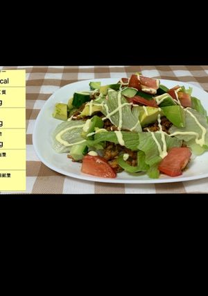 ピリ辛！　夏野菜のタコライス-レシピのメイン写真