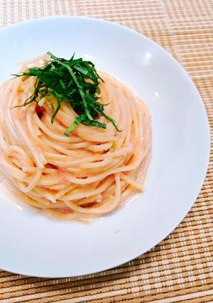 冷製✤和風たらこクリームパスタ-レシピのメイン写真