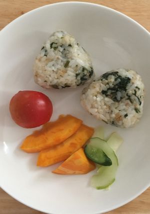 紫蘇ジュース残った紫蘇でにんにく紫蘇味噌-レシピのメイン写真