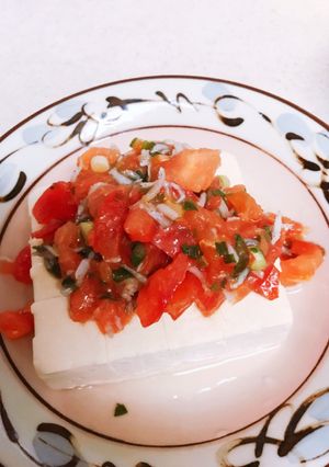 お豆腐しらすトマトネギサラダ-レシピのメイン写真