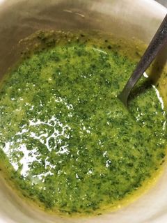 大葉の大量消費に!大葉ジェノベーゼソース-レシピのメイン写真