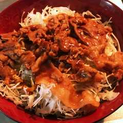 辛々麻辣丼　プチットうどんではなくご飯w-レシピのメイン写真