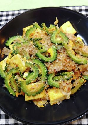 島豆腐・和風だしを使ったゴーヤチャンプル-レシピのメイン写真