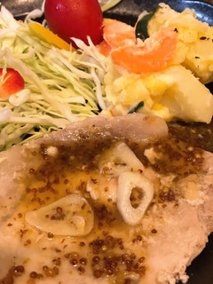 豚厚切りロースハニーマスタードソースあえ-レシピのメイン写真