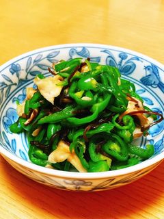 ピーマンと舞茸の塩昆布和え-レシピのメイン写真
