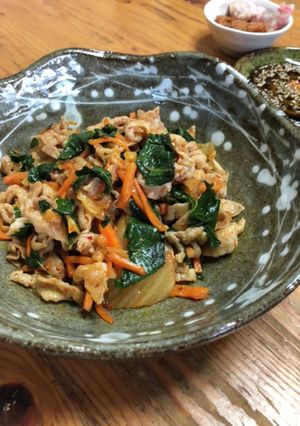 風味最高！大葉たっぷり豚キムチ-レシピのメイン写真