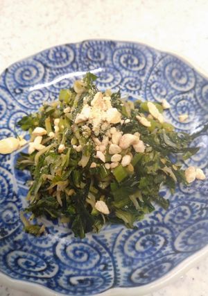 春菊と水菜の佃煮風、アレンジ自由-レシピのメイン写真