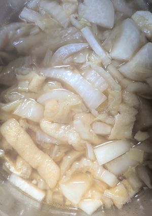 白だしと白菜のごま油鍋-レシピのメイン写真