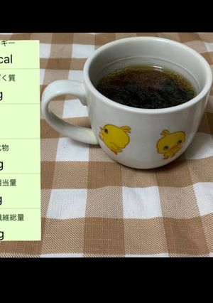 即席簡単！1杯31kcalのわかめスープ-レシピのメイン写真