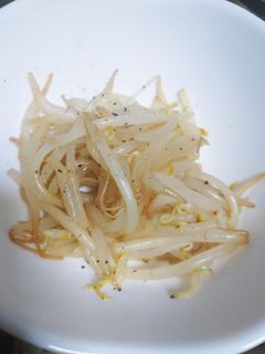 居酒屋の味!簡単もやし炒め-レシピのメイン写真