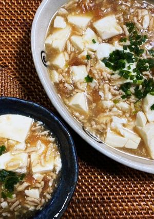 梅風味麻婆豆腐-レシピのメイン写真
