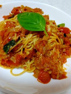 トマトパスタ-レシピのメイン写真