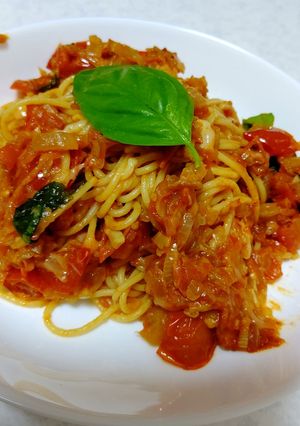 トマトパスタ-レシピのメイン写真